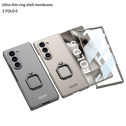 Luxury Shockproof Phone Case With Ring Holder For Samsung Galaxy Z Fold 6