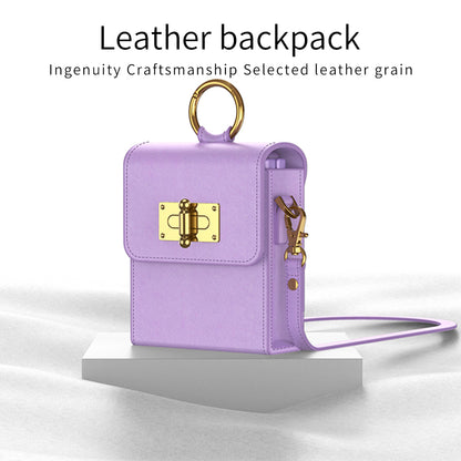 Delicate Leather Cross-body Bakckpack Bag Case For Samsung Galaxy Z Flip3 Flip4 Flip5
