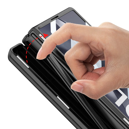 Magnetic Hinge Pen Box Shockproof Phone Case With Screen Protector For Samsung Galaxy Z Fold 6