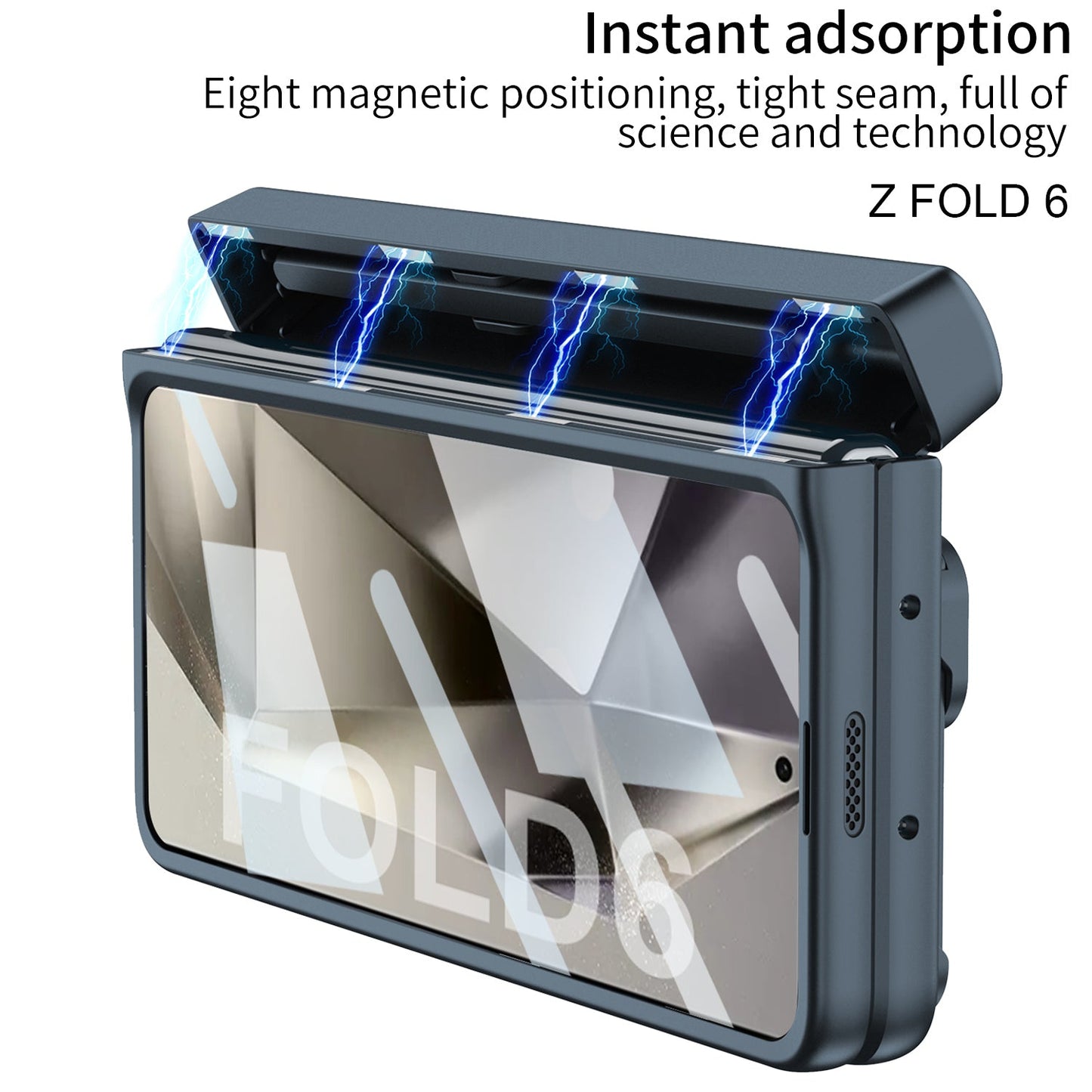 Armor Shockproof Ring Holder Pen Box Phone Case With Screen Protector For Samsung Galaxy Z Fold6