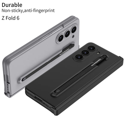 Magnetic Hinge Anti-fall Protective Phone Case With Pen Tray Shell and Film For Samsung Galaxy Z Fold6