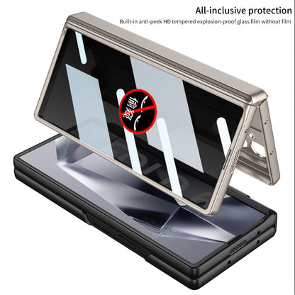 Magnetic Hinge Bracket Shockproof Phone Case With Anti-peeping Back Screen Protector For Samsung Galaxy Z Fold6