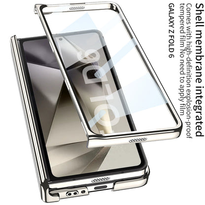 Transparent Magnetic Hinge Shockproof Phone Case With Screen Protector For Samsung Galaxy Z Fold6