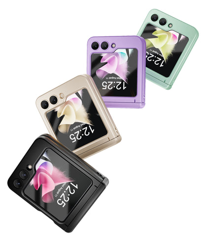 Automatic Return Hinge Samsung Galaxy Z Flip5 Case With Built-in Protective Film