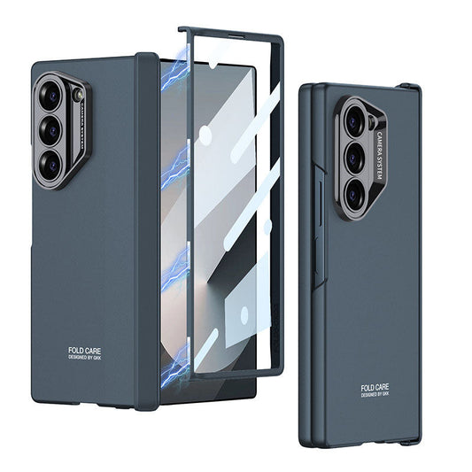 SPORTS DESIGN | Magnetic Hinge Frosted Shockproof Phone Case With Screen Protector For Galaxy Z Fold6