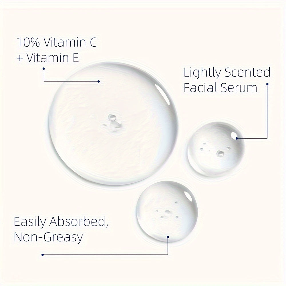 Tunmate Vitamin C Facial Serum | Contains Vitamin C, Propylene Glycol, Ceramide | Evens Out Skin Tone, Lasting And Powerful Moisturizing, Enhances The Natural Radiance Of The Face, Looks Younger | Brightening And Moisturizing Facial Serum