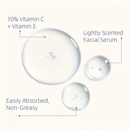 Tunmate Vitamin C Facial Serum | Contains Vitamin C, Propylene Glycol, Ceramide | Evens Out Skin Tone, Lasting And Powerful Moisturizing, Enhances The Natural Radiance Of The Face, Looks Younger | Brightening And Moisturizing Facial Serum