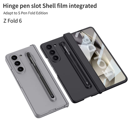 Magnetic Hinge Anti-fall Protective Phone Case With Pen Tray Shell and Film For Samsung Galaxy Z Fold6