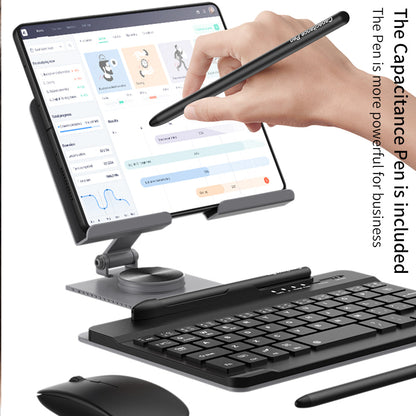Keyboard Office Bracket For Samsung Galaxy Z Fold4 Fold3 Fold2/1 5G With Stylus And Mouse - Mycasety Mycasety