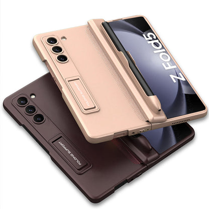 Magnetic Hinge S Pen Slot Ultra-Thin Phone Case For Samsung Galaxy Z Fold5 Fold4 Fold3 - mycasety2023 Mycasety