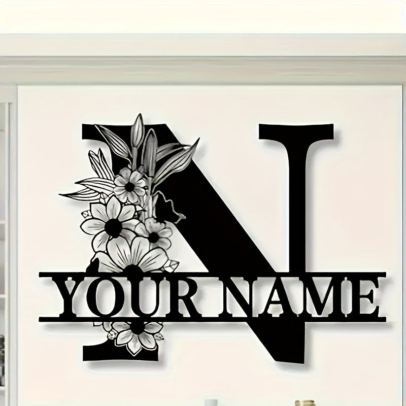 Personalized Metal Nameplates with a Rustic Style