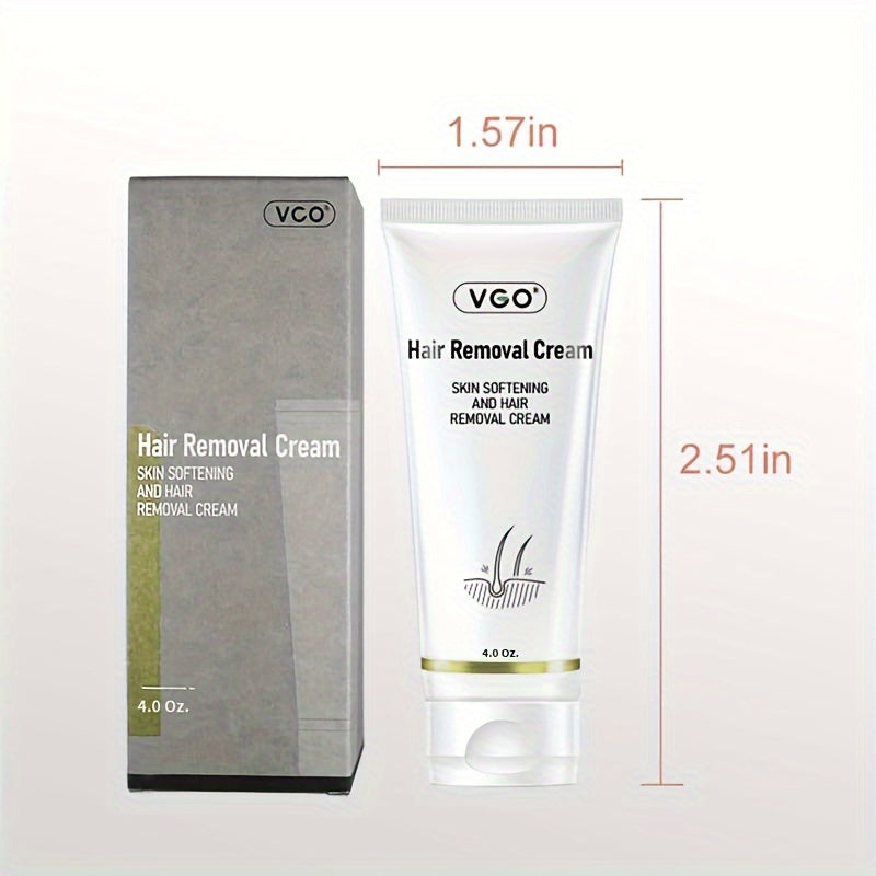 VGO Hair Removal Cream, Unisex, Painless Bikini Hair Removal Gel, Hair Removal Lotion, Unwanted Hair For All Skin Types, Multipack