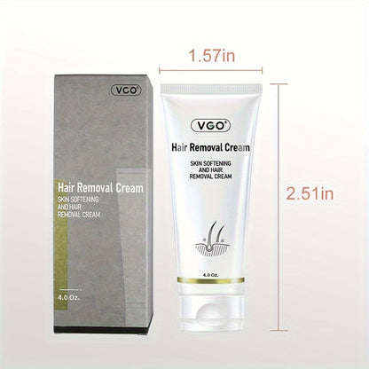 VGO Hair Removal Cream, Unisex, Painless Bikini Hair Removal Gel, Hair Removal Lotion, Unwanted Hair For All Skin Types, Multipack