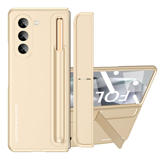 Pen Tray And Bracket 2 in 1 Shockproof Phone Case With Stylus & Screen Protector For Galaxy Z Fold 6/5/4