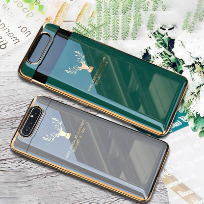 Luxury Plating Deer Pattern Phone Case For Samsung Galaxy A80