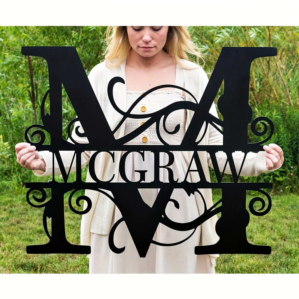 Personalized Monogram Wall Decor - Custom Name & Initials