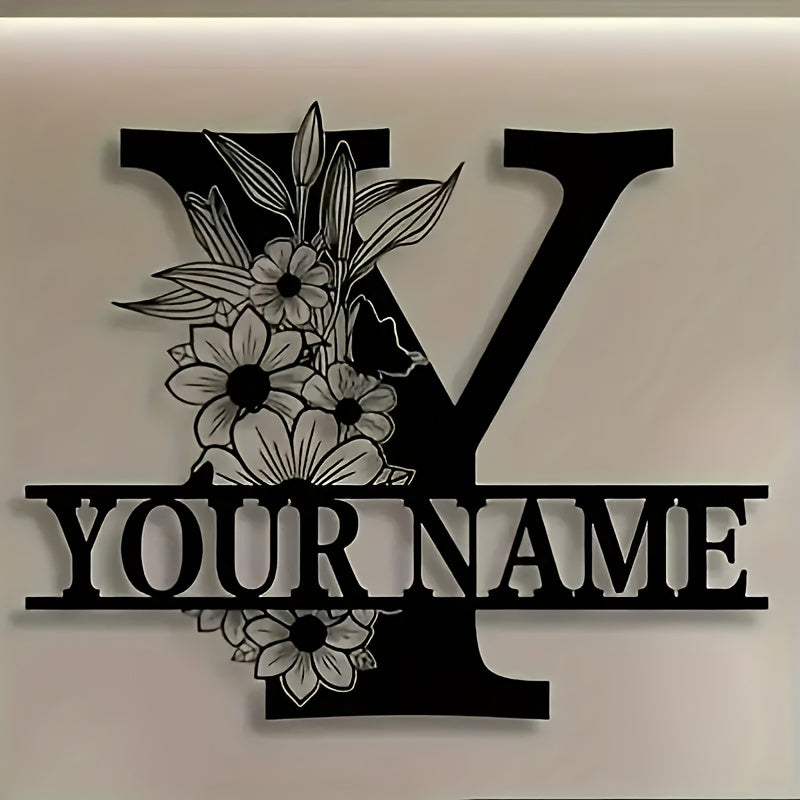 Personalized Metal Nameplates with a Rustic Style