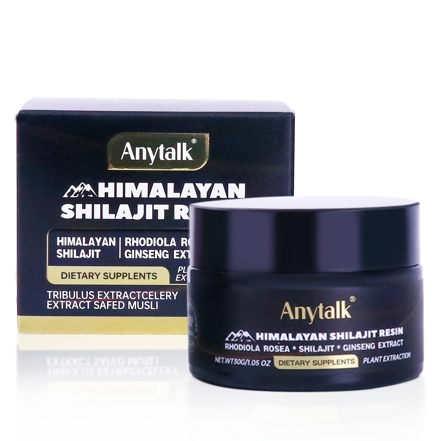 Anytalk HIMALAYAN SHILAJIT RESIN Contains Rhodiola Rosea And Ginseng Extract 30g/1.05 Oz