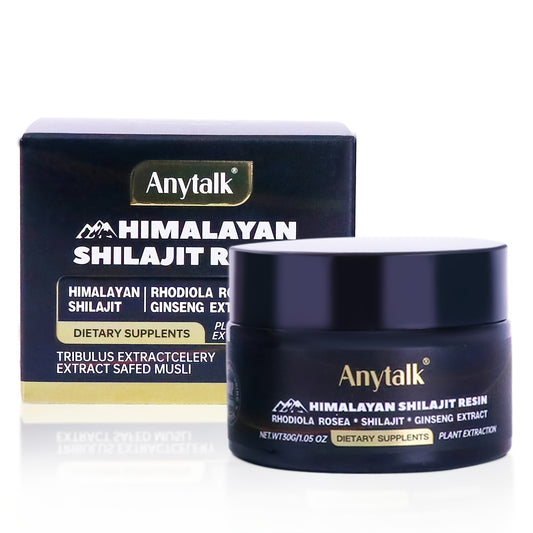 Anytalk HIMALAYAN SHILAJIT RESIN Contains Rhodiola Rosea And Ginseng Extract 30g/1.05 Oz