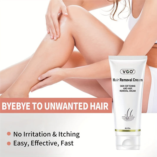 VGO Hair Removal Cream, Unisex, Painless Bikini Hair Removal Gel, Hair Removal Lotion, Unwanted Hair For All Skin Types, Multipack