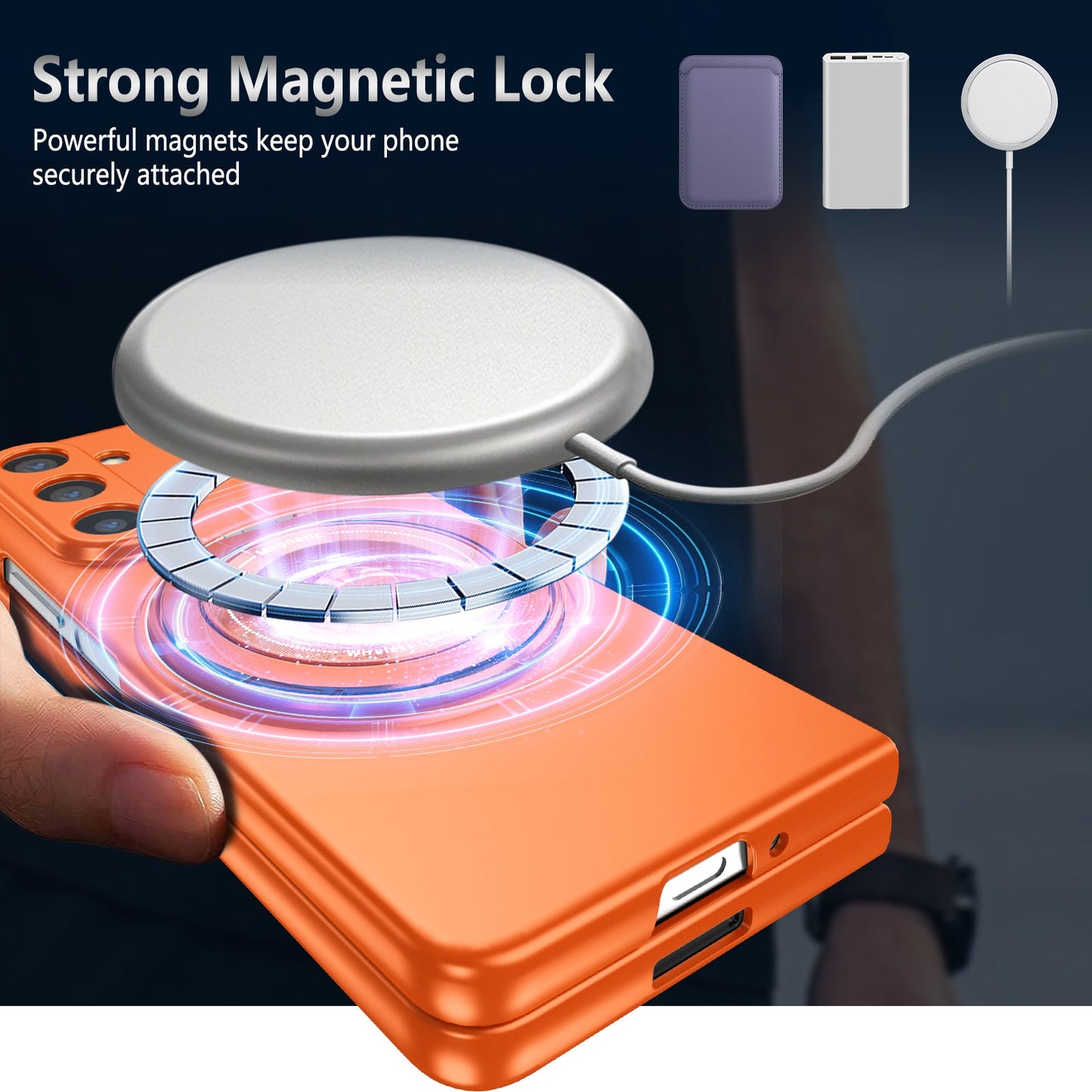 Full Protection Magnetic Case & Kickstand for Galaxy Z Fold Series