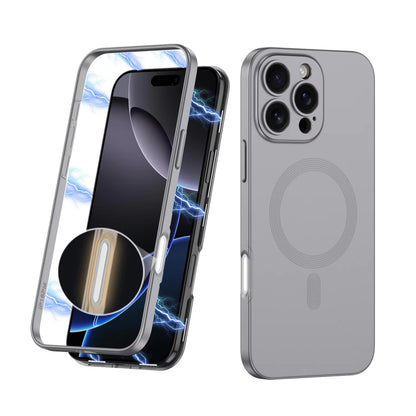Wireless Charging case with Magnetic Border case for iphone 15 16 Pro Max