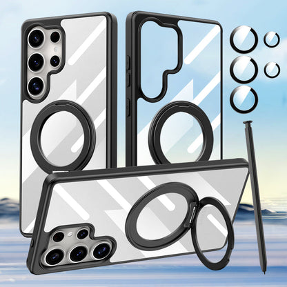 Magnetic Bracket Anti-fall Protective Phone Case For Galaxy