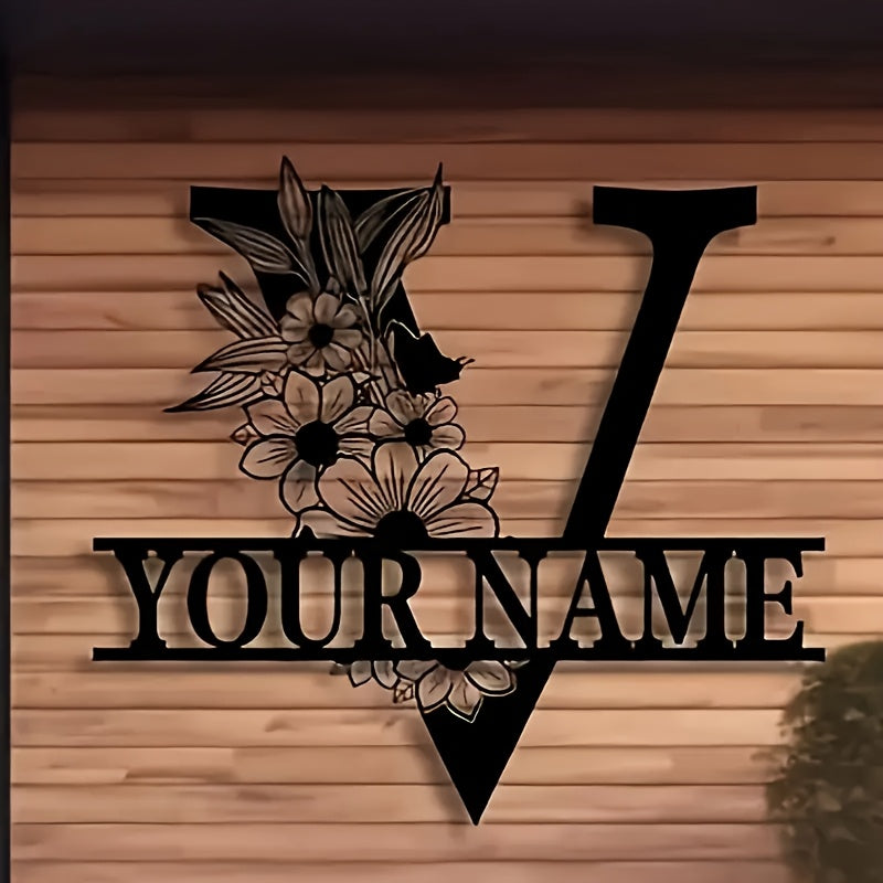 Personalized Metal Nameplates with a Rustic Style