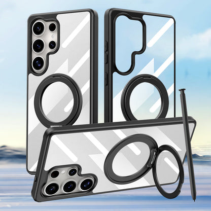 Magnetic Bracket Anti-fall Protective Phone Case For Galaxy