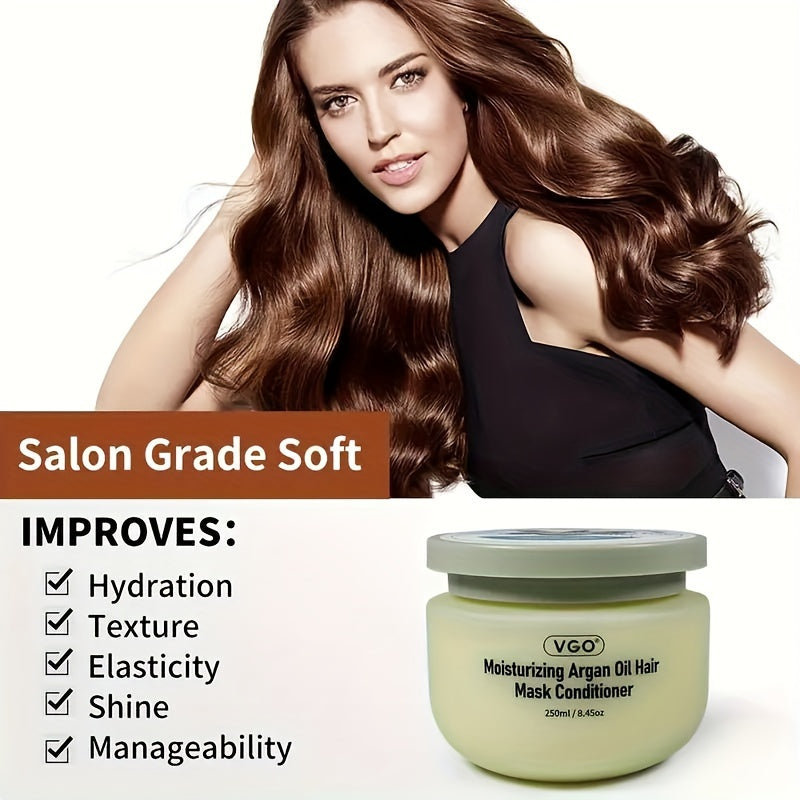 VGO Two-piece Shampoo And Hair Mask Set Moisturizing Suitable For Dry And Damaged Hair