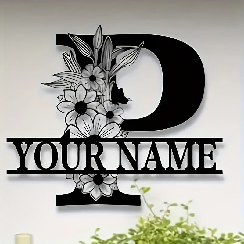 Personalized Metal Nameplates with a Rustic Style