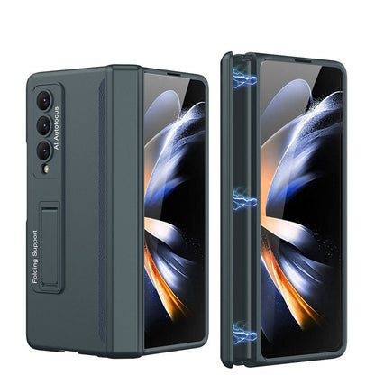 Magnetic Frame Plastic Stand All-included Case For Samsung Galaxy Z Fold4 Fold3 5G - mycasety2023 Mycasety