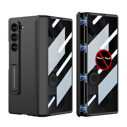 Magnetic Hinge Bracket Shockproof Phone Case With Anti-peeping Back Screen Protector For Samsung Galaxy Z Fold6