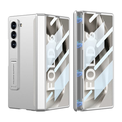 Magnetic Hinge Hidden Bracket All-included Case With Back Screen Protector For Galaxy Z Fold 7/6/5/4/3
