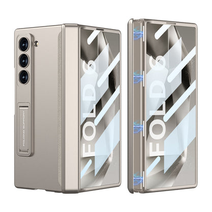 Magnetic Hinge Hidden Bracket All-included Case With Back Screen Protector For Galaxy Z Fold 7/6/5/4/3