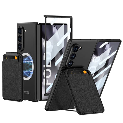 Magnetic Card Holder Shockproof Phone Case With Screen Protector For Samsung Galaxy Z Fold6