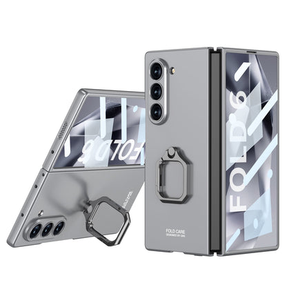 Luxury Shockproof Phone Case With Ring Holder For Samsung Galaxy Z Fold 6