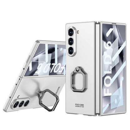 Luxury Shockproof Phone Case With Ring Holder For Samsung Galaxy Z Fold 6