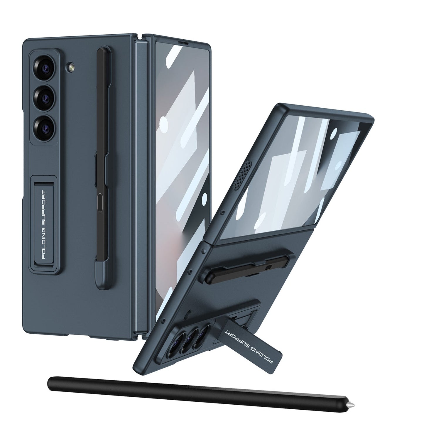 Shockproof Phone Case With Screen Protector & Pen Slot For Galaxy Z Fold 6/5/4/3