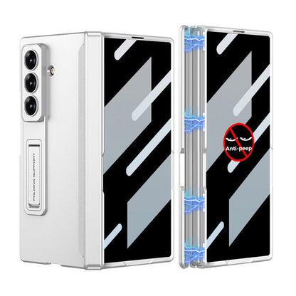 Magnetic Hinge Hidden Bracket All-included Case With Back Screen Protector For Galaxy Z Fold 7/6/5/4/3
