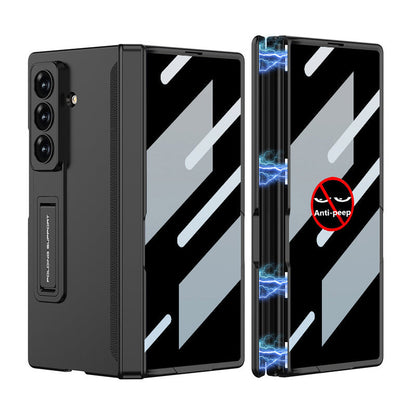 Magnetic Hinge Hidden Bracket All-included Case With Back Screen Protector For Galaxy Z Fold 7/6/5/4/3