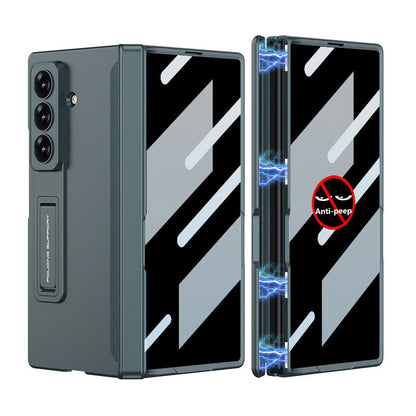 Magnetic Hinge Hidden Bracket All-included Case With Back Screen Protector For Galaxy Z Fold 7/6/5/4/3
