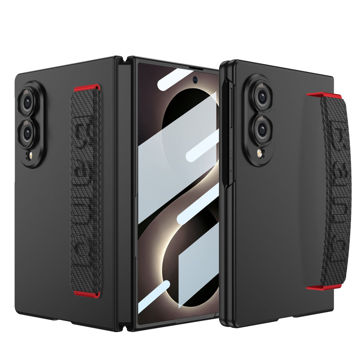 Galaxy Z Fold8 Wide Ultra Fashion Phone Case with Built-In Tempered Glass & Wristband
