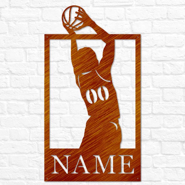 Basketball Athlete Monogram
