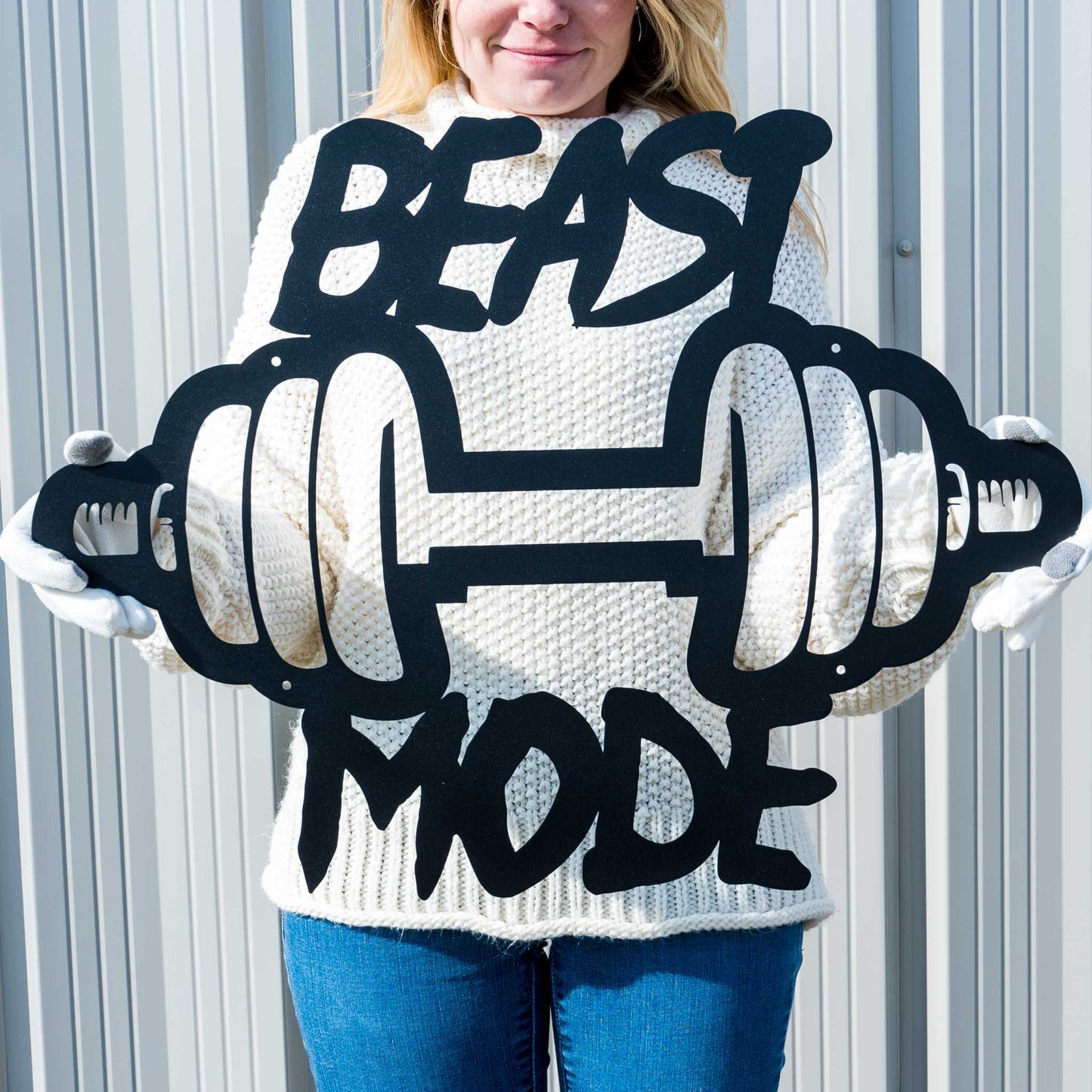 Beast Mode Gym Sign