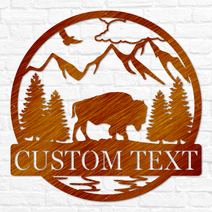 Bison Outdoor Monogram