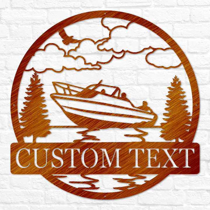 Boat Outdoor Monogram