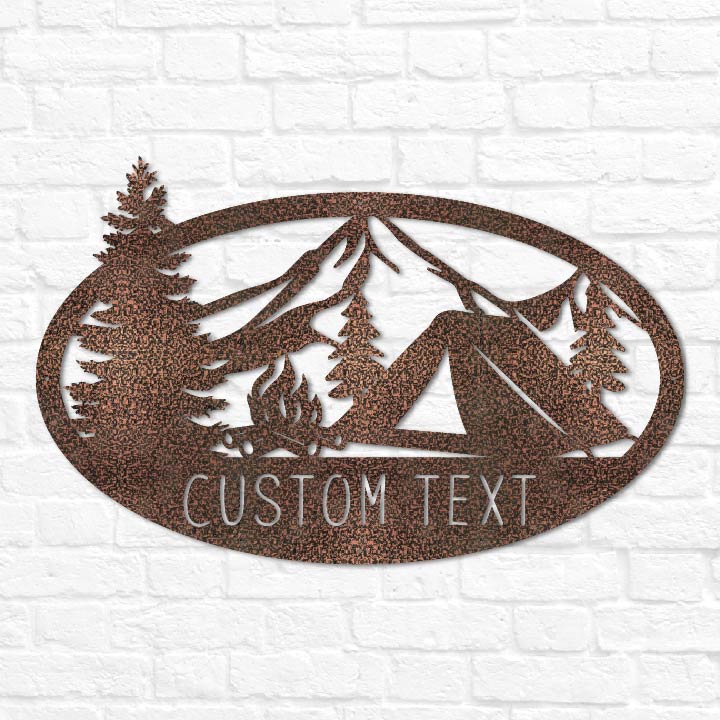 Camping Oval Monogram