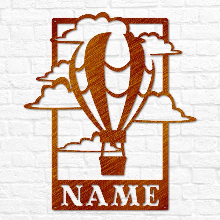 Hot Air Balloon Monogram