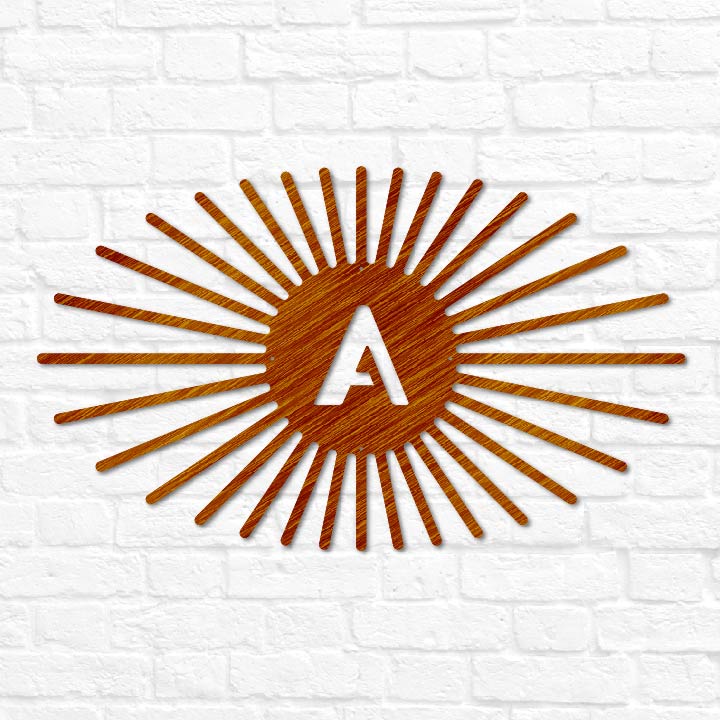 Starburst Letter Monogram